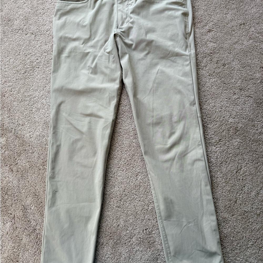 Men’s Lululemon Light Brown Dress Pants Size M 31/32